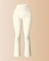 Seamless Ribbed Tummy Control Butt Lifting Flare Leggings