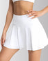 Seamless Hidden Pokets Tummy Control Butt Lifting Flared Tennis Skort